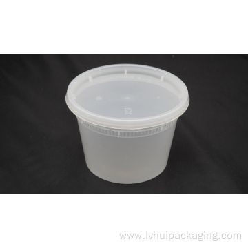 16oz Disposable Soup Container with Lids